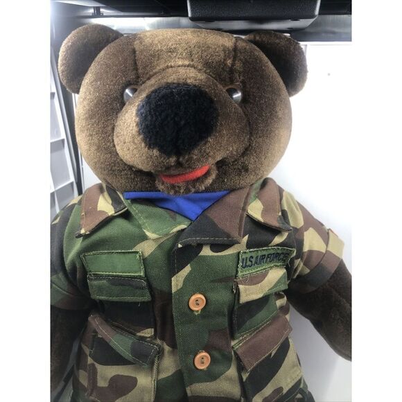 Vintage 1989 Bear Forces of America 20” US Air Force Teddy USAF Soldier Plush - Picture 2 of 16